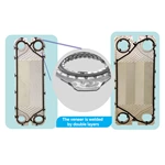 Semi-welded plate heat exchanger T20MW