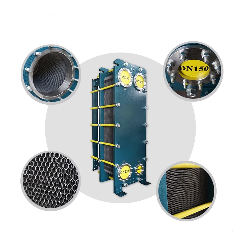 Wide channel plate heat exchanger BW250A