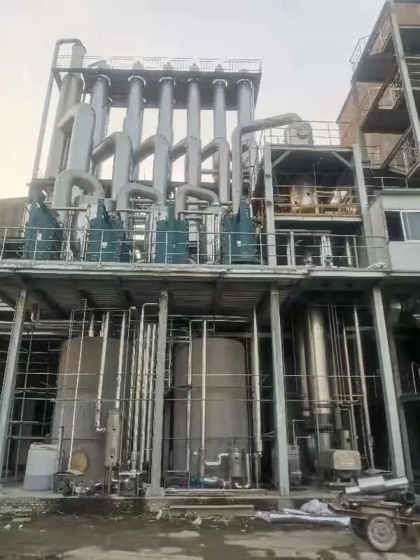 Three Effect Plate + Single Effect Tube Potassium Dihydrogen Phosphate Evaporation Crystallization